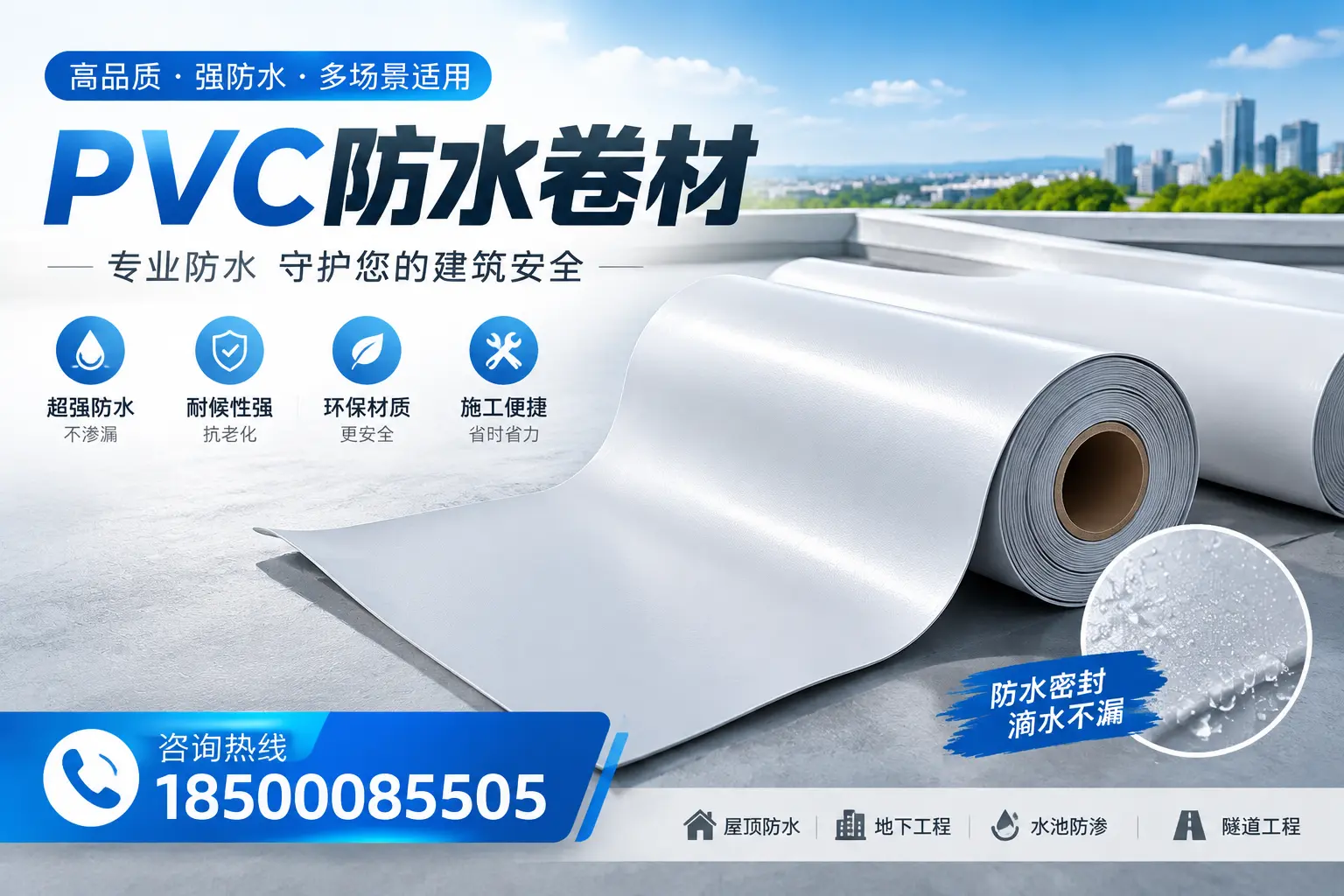 PVC防水卷材的市场竞争分析,张家口品牌选择参考